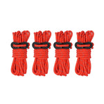 CLS Outdoor Camp Reflective Wind-Proof Camping Support Rod, 4 PCS / Set Yellow, 4 PCS / Set Red, 4 PCS / Set Black, 4 PCS / Set Army Green, 4 PCS / Set White Non-reflective