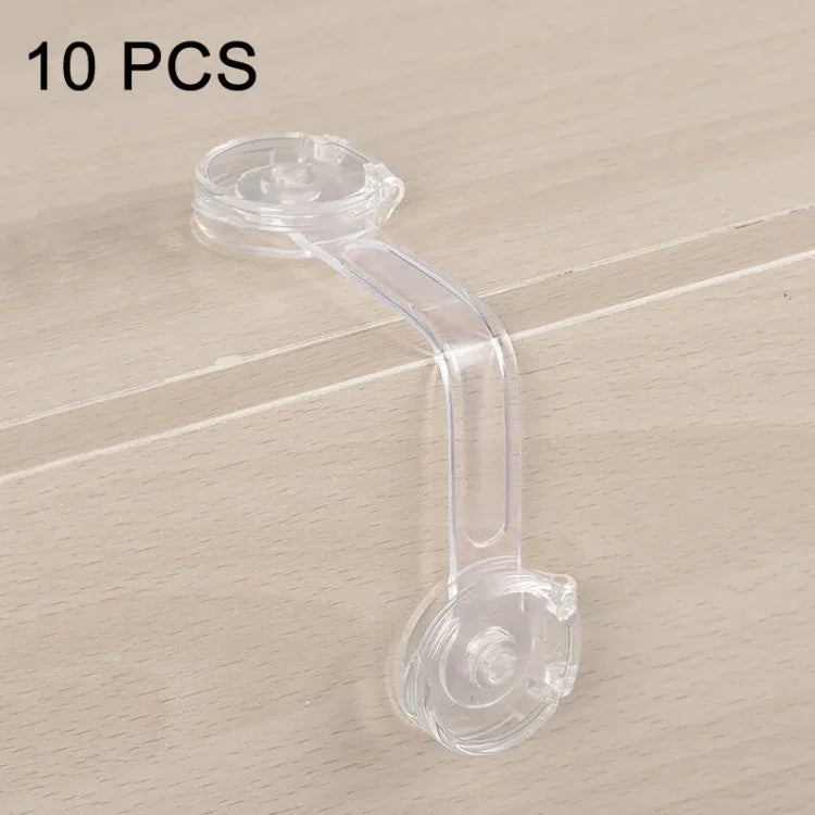 Children Drawer Anti-opening Cabinet Door Refrigerator Safety Lock, 10 PCS/Pack, Pair Lock 10 PCS/Pack, 5 PCS/Pack, Pair Lock 5 PCS/Pack, 5 PCS Transparent +5 Pair Lock