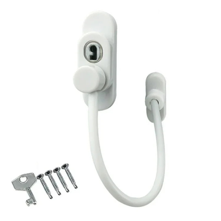 Children High-rise Anti-fall Safety Lock Window Push Limiter, Color:, White, Black, White (Thick), Black (Thick), White (Special Thick), Black (Special Thick), White (Enhanced), Black (Enhanced), White (High Standard), Black (High Standard)