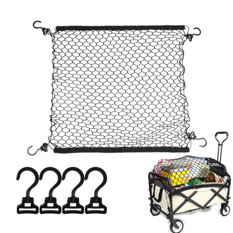 2PCS BL-220321 Outdoor Travel Camper Net Pocket Garden Trolley Fixed Net Bag, 2PCS BL-220321