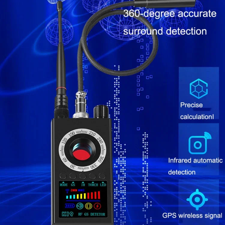 K19 Wireless Signal Detector GPS Anti-Location Scanning Device Detector, K19