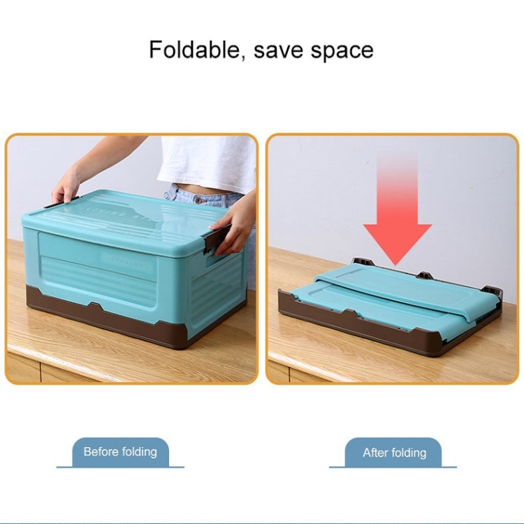 Foldable Book Box Plastic Storage Box, S Mint Blue, S Banana Yellow, S Sunset Orange, M Mint Blue, M Banana Yellow, M Sunset Orange, L Mint Blue, L Banana Yellow, L Sunset Orange