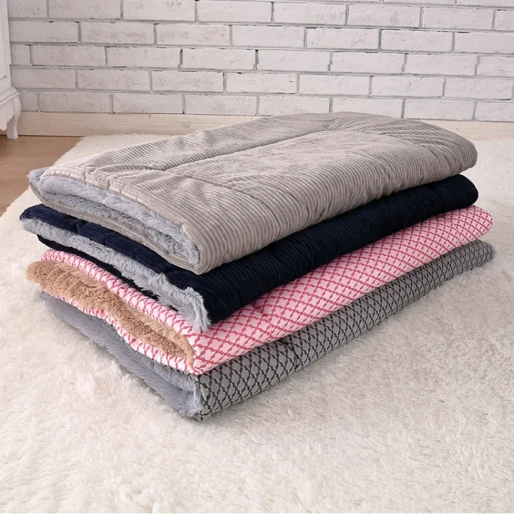 Double Sided Pet Mat Four Seasons Warm Dog Blanket,Size:, S, M, L
