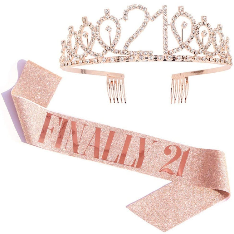 WM-02 Crystal Diamond Birthday Party Wedding Updo Crown, Color: Gold Queen Set1, Silver, Gold Queen, AB Silver Queen, Silver Queen, Rose Gold Queen, Golden Queen, Silver Girl, AB Gold Girl, Gold Girl, Rose Gold Girl, Rose Gold 21, Gold 21              ...