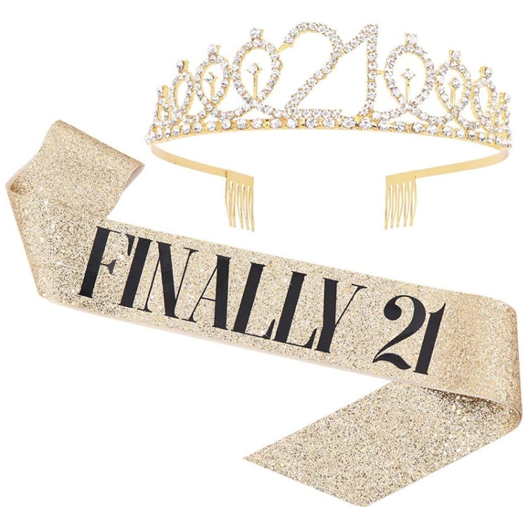 WM-02 Crystal Diamond Birthday Party Wedding Updo Crown, Color: Gold Queen Set1, Silver, Gold Queen, AB Silver Queen, Silver Queen, Rose Gold Queen, Golden Queen, Silver Girl, AB Gold Girl, Gold Girl, Rose Gold Girl, Rose Gold 21, Gold 21              ...