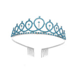 WM-02 Crystal Diamond Birthday Party Wedding Updo Crown, Color: Gold Queen Set1, Silver, Gold Queen, AB Silver Queen, Silver Queen, Rose Gold Queen, Golden Queen, Silver Girl, AB Gold Girl, Gold Girl, Rose Gold Girl, Rose Gold 21, Gold 21              ...