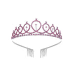 WM-02 Crystal Diamond Birthday Party Wedding Updo Crown, Color: Gold Queen Set1, Silver, Gold Queen, AB Silver Queen, Silver Queen, Rose Gold Queen, Golden Queen, Silver Girl, AB Gold Girl, Gold Girl, Rose Gold Girl, Rose Gold 21, Gold 21              ...