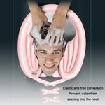 Household Pregnant And Elderly Recline Shampoo Basin Hair Care, Black, Pink, Pink+Drain Pocket, Black+Drain Pocket