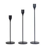 3 PCS / Set Home Decoration Wedding Wrought Iron Candle Holder, Style:, 3 PCS / Set Thin Bottom (Black), 3 PCS / Set Thin Bottom (Imitation Gold), 3 PCS / Set Thin Bottom (Silver), 3 PCS / Set Thin Bottom (Gold), 3 PCS / Set Thick Bottom (Black)       ...