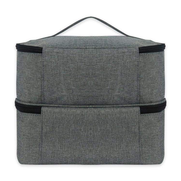 Nail Polish Storage Bag Portable Essential Oil Lipstick Organizer, Grey