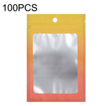 100PCS Aluminum Foil Ziplock Bag Jewelry Data Cable Sealed Packaging Bag, Size:, 7.5x10cm (Pink Gradually Purple), 7.5x10cm (Blue Gradually Pink), 7.5x10cm (Blue Gradient), 7.5x10cm (Yellow Gradient), 8.5x13cm (Pink Gradually Purple)