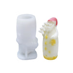 Christmas DIY Scented Candle Silicone Mold, White