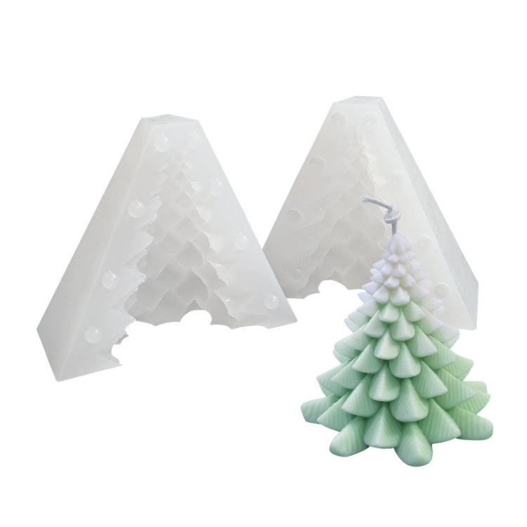 Christmas DIY Scented Candle Silicone Mold, White
