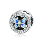 S925 Butterfly Series DIY Bracelet Pearl Accessories, Style:, SCC2326, BSC588, BSC558, BSC062, BSC061, SCC1682
