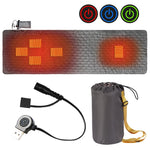Winter Outdoor Camping Smart Portable Heating Sleeping Pad, 198x61cm Orange, 198x61cm Black, 198x61cm Gray