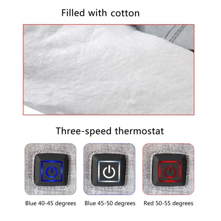 Winter Heating Hand Warmer Electric Thermal Gloves ,Specification:, Only Gloves, With Battery Box