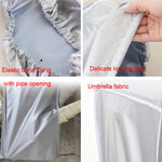 Outdoor Air Conditioning Cover Waterproof Dust Cover Rainproof Cover,Size:, S 80 x 28 x 54cm, M  86 x 30 x 56cm, L 95 x 40 x 73cm, XL 100 x 41 x 80cm