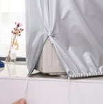 Outdoor Air Conditioning Cover Waterproof Dust Cover Rainproof Cover,Size:, S 80 x 28 x 54cm, M  86 x 30 x 56cm, L 95 x 40 x 73cm, XL 100 x 41 x 80cm