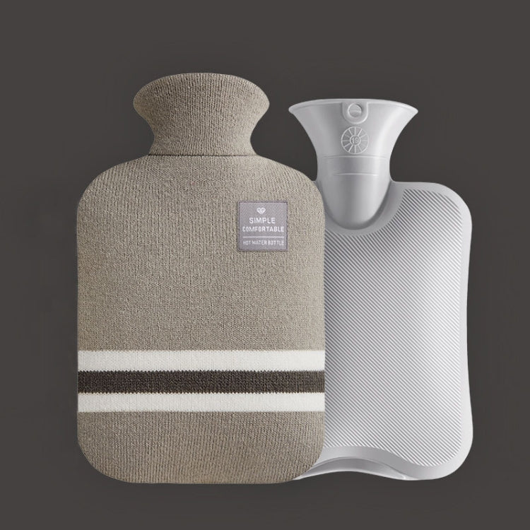 Large Explosion-proof Water-injected PVC Warm Water Bag, Spec:, 1000ml (Leather Pink), 1000ml (Orange), 1000ml (Light Gray), 1000ml (Dark Gray), 1000ml (Navy Blue), 1000ml (Sky Blue), 2000ml (Leather Pink), 2000ml (Orange), 2000ml (Light Gray)