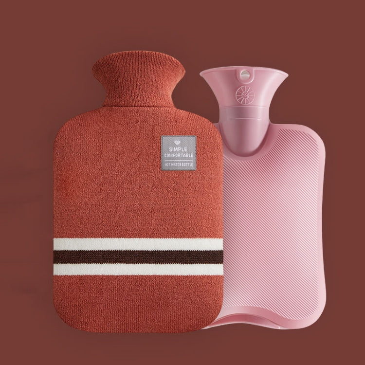 Large Explosion-proof Water-injected PVC Warm Water Bag, Spec:, 1000ml (Leather Pink), 1000ml (Orange), 1000ml (Light Gray), 1000ml (Dark Gray), 1000ml (Navy Blue), 1000ml (Sky Blue), 2000ml (Leather Pink), 2000ml (Orange), 2000ml (Light Gray)