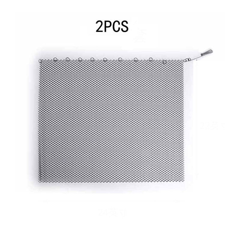 Fireplace Metal Mesh Screen Fireplace Screen To Prevent Sparks From Spilling Out, 61x45.7cm