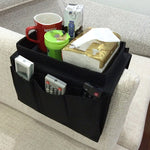SF001 Oxford Cloth Sofa Armrest Hang Bag Household Storage Bag, Oxford Cloth Beige, Oxford Cloth Black, Oxford Cloth Coffee