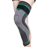 Nylon Knitted Riding Sports Extended Knee Pads, S, M, L