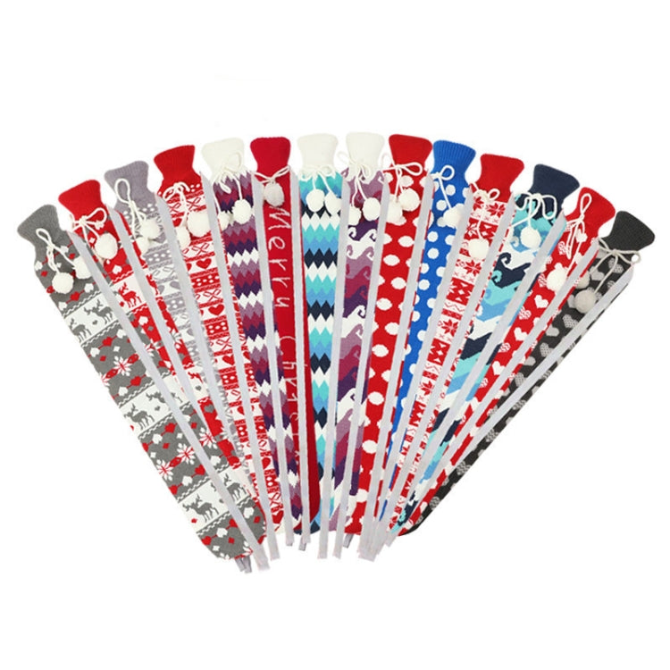 2L Long-strip Multifunctional Water-filled Rubber Hot Water Bags, Spec: Gradient Red Yellow, Gradient Red Yellow