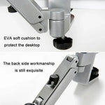 Aluminum Alloy Computer Desk Wrist Brace Arm Bracket, Liftable Gray