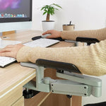 Aluminum Alloy Computer Desk Wrist Brace Arm Bracket, Liftable Gray