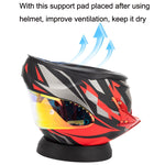 Multi-functional Motorcycle Helmet Support Pad Protective Anti-slip Mat, Black