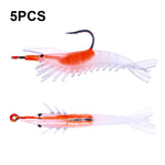 HENGJIA SO077 6cm 3g Lead Wrapped Shrimp Soft Lure Sea Bass Fake Lure, SO077 1, SO077 2, SO077 3, SO077 4