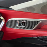 For Chevrolet Corvette C8 2pcs /Set Left-Hand Drive Lift Button Decorative Sticker, Left-Hand Drive
