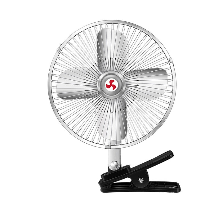 Car Powerful Fixing Clip Cooling High Wind Power Electric Fan, Specification:, 10 inch Metal 12V, 10 inch Metal 24V, 8 inch Black 12V, 8 inch Black 24V, 8 inch Metal 12V, 8 inch Metal 24V, 10 inch Black 12V, 10 inch Black 24V, 6 inch Black 12V