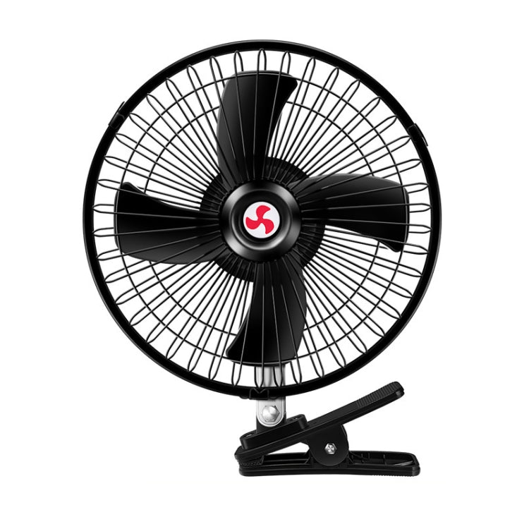 Car Powerful Fixing Clip Cooling High Wind Power Electric Fan, Specification:, 10 inch Metal 12V, 10 inch Metal 24V, 8 inch Black 12V, 8 inch Black 24V, 8 inch Metal 12V, 8 inch Metal 24V, 10 inch Black 12V, 10 inch Black 24V, 6 inch Black 12V