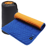 Winter USB Rechargeable Smart Seven Zone Heating  Anti-cold Sleeping Bag Pad, 198x62cm Black Gray, 198x62cm Blue Orange