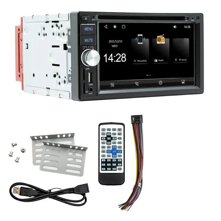 6.2 inch Bluetooth AUX Mobile Phone Interconnection USB Interface Car DVD