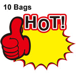 10 bags 18x14cm Explosion Sticker Product Price Tag Supermarket Price Label, WM-101, WM-102, WM-103, WM-105, WM-106, WM-107, WM-108, WM-109, WM-10, WM-111, WM-12, WM-113, XD-028, XD-022, XD-009, XD-047, XD-051, XD-069