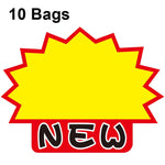 10 bags 9x7cm Explosion Sticker Product Price Tag Supermarket Price Label, WM-301, WM-302, WM-303, WM-305, WM-306, WM-307, WM-308, WM-309, WM-310, WM-311, WM-312, WM-313, WM-314