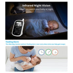 UU24 2.4 Inch Wireless Baby Monitor Camera Temperature Monitor 2 Way Audio VOX Lullaby, UU24 UK Plug, UU24 US Plug, UU24 EU Plug