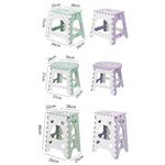 Convenient Folding Home Outdoor Thickened Portable Stool, Green Small, Green Medium, Green Large, Violet Small, Violet Medium, Violet Large