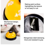 Pet Toy Training Called Dinner Small Bell Footprint Ring Dog Toys, 3pcs Pet Bell Yellow, 3pcs Pet Bell Red, 3pcs Pet Bell Pink, 3pcs Pet Bell White, 3pcs Pet Bell Royal Blue