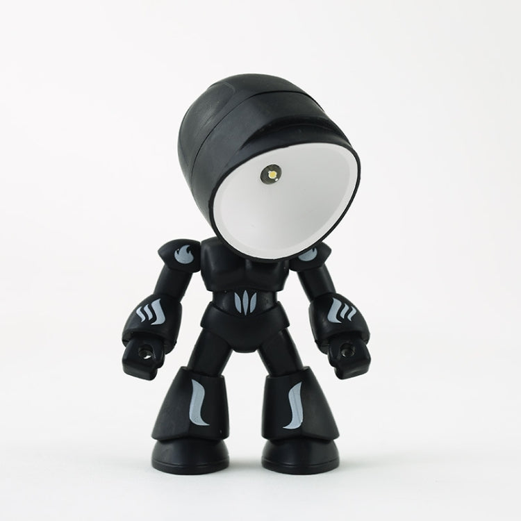 9622 LED Mini Foldable Cartoon Policeman Night Light Desktop Magnetic Desk Lamp, 9622 (Black), 9622 (Yellow), 9622 (Green), 9622 (Blue), 9622 (White), 9622 (Red)