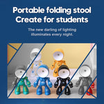 9622 LED Mini Foldable Cartoon Policeman Night Light Desktop Magnetic Desk Lamp, 9622 (Red), 9622 (Black), 9622 (Yellow), 9622 (Green), 9622 (Blue), 9622 (White)