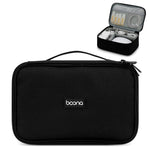 Baona Multifunctional Earphone Data Cable Digital Storage Bag, Spec:, Single-layer (Gray), Single-layer (Black), 2-layer (Gray), 2-layer (Black), Single-Layer Box (Gray), Single-Layer Box (Black), 2-layer Box (Gray), 2-layer Box (Black), XL (Gray)     ...