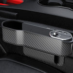 Car Seat Clip Organizer Multifunctional Car Charger, Specification:, Carbon Fiber, Wireless Charge
