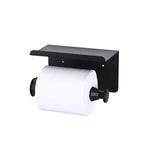 Stainless Steel Damping Paper Towel Holder Punch-free Roll Paper Storage Rack, Style 2