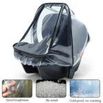 Baby Safety Seat Rain Cover Transparent EVA Stroller Baby Carriage Rain Cover, Rain Cover