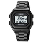 SKMEI 1875 Men Outdoor Electronic Watch Timing Multi-Functional Watch, Style:, 1875 Steel Band Black Machine, 1875 Silicone Band White Machine, 1875 Silicone Band Black Machine, 1875 Steel Band White Machine