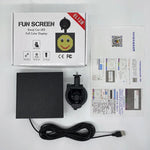 P4-32x32 RGB Full Color Emoticon Picture LED Car Display Wireless Transmission Wifi Custom, P4-32x32 RGB USB